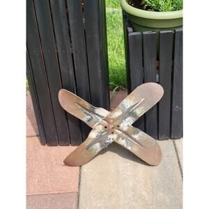 Vintage Old Tractor Fan Blade 17-3/4" Primitive Farmhouse Decor